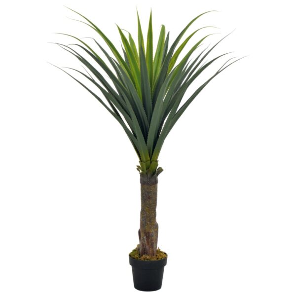 vidaXL Kunstig yucca-tre med potte grønn 145 cm