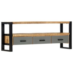 vidaXL TV-benk 130x30x50 cm heltre mango