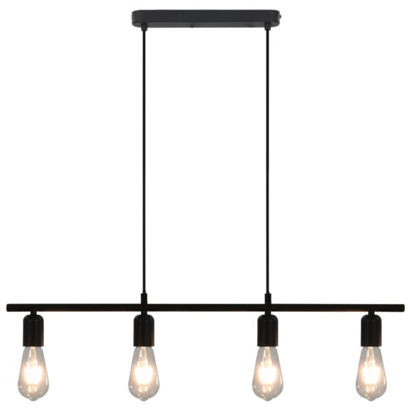 vidaXL Taklampe svart 80 cm E27