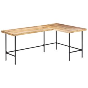 vidaXL Skrivebord 180x120x76 cm heltre mango