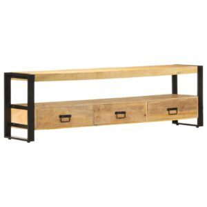 vidaXL TV-benk 150x30x45 cm heltre mango