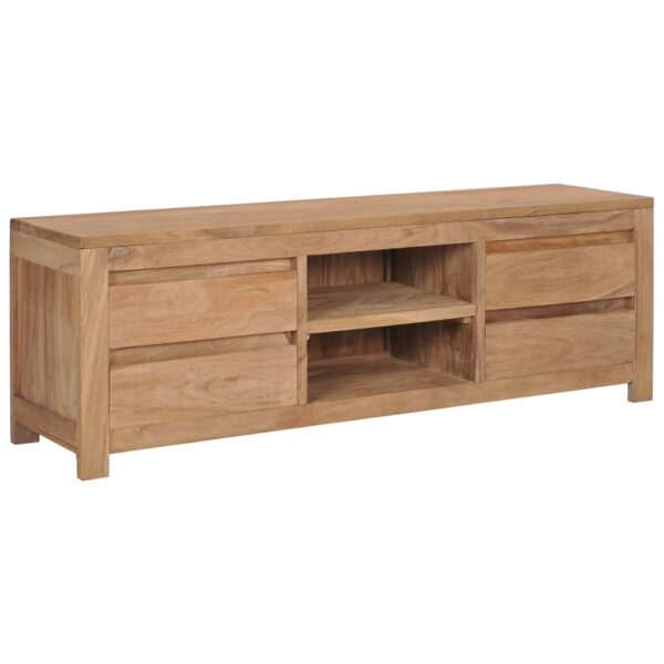 vidaXL TV-benk 115x30x40 cm heltre teak