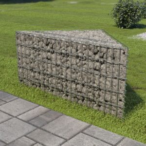 vidaXL Gabion høybed galvanisert stål 75x75x50 cm