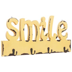 vidaXL Veggmontert garderobepanel SMILE 50x23 cm