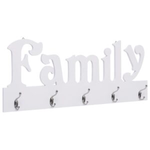 vidaXL Veggmontert garderobepanel FAMILY 74x29