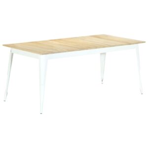 vidaXL Spisebord 180x90x76 cm heltre mango