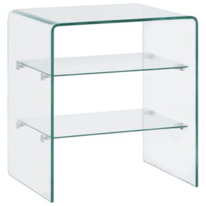 vidaXL Salongbord 50x40x56 cm herdet glass