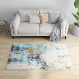 vidaXL Teppe print flerfarget 120x170 cm polyester