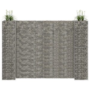 vidaXL Gabion plantekasse H-formet ståltråd 260x40x200 cm