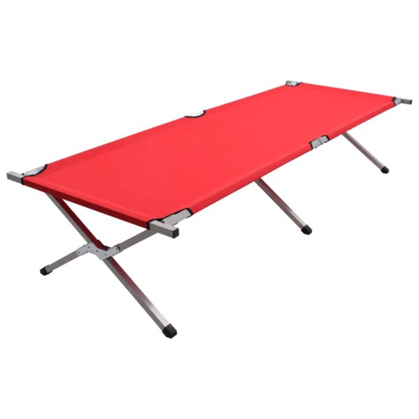 vidaXL Campingseng 210x80x48 cm XXL rød