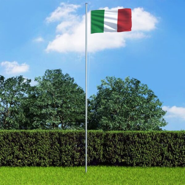 vidaXL Italiensk flagg 90x150 cm