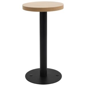 vidaXL Bistrobord lysebrun 40 cm MDF