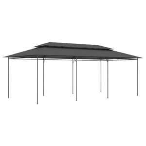 vidaXL Paviljong 600x298x270 cm antrasitt