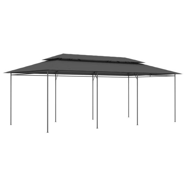 vidaXL Paviljong 600x298x270 cm antrasitt