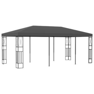 vidaXL Paviljong 3x6 m antrasitt stoff