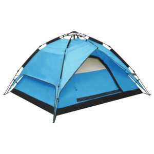 vidaXL Pop-up campingtelt 2-3 personer 240x210x140 cm blå