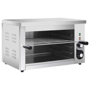 vidaXL Elektrisk Gastronorm salamander-grill 3000 W rustfritt stål