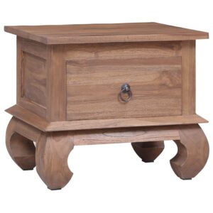 vidaXL Nattbord 45x35x40 cm heltre teak