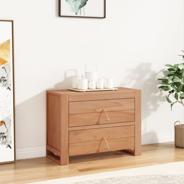 vidaXL Skjenk 80x35x60 cm heltre teak