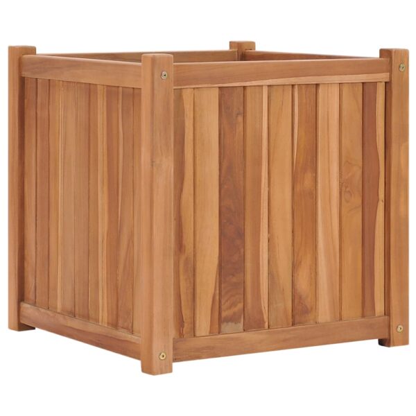 vidaXL Høybed 50x50x50 cm heltre teak