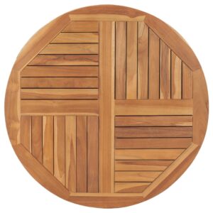 vidaXL Bordplate heltre teak 2