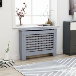 vidaXL Radiatordeksel antrasitt 112x19x81