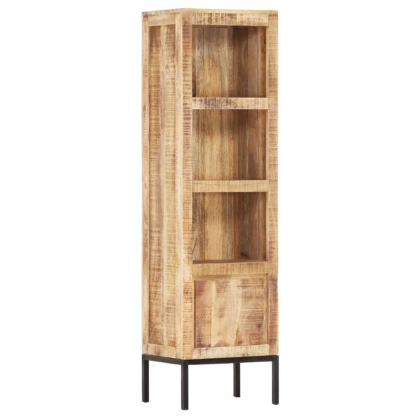 vidaXL Highboard 38x30x137 cm grov heltre mango