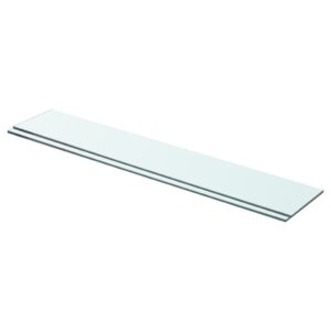 vidaXL Hyllepaneler 2 stk klart glass 70x12 cm