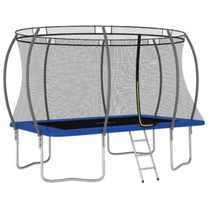 vidaXL Trampolinesett rektangulær 335x244x90 cm 150 kg