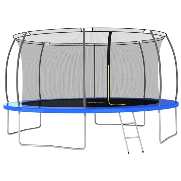 vidaXL Trampolinesett rund 460x80 cm 150 kg