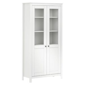 vidaXL Highboard Hill hvit 85x37x170