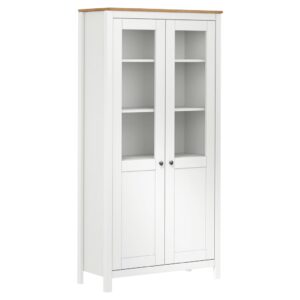 vidaXL Highboard Hill hvit 85x37x170