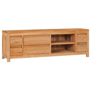 vidaXL TV-benk 120x30x40 cm heltre teak