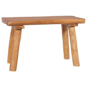 vidaXL Hagebenk 80 cm heltre teak