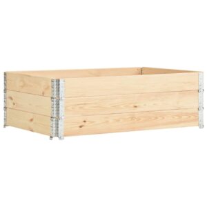 vidaXL Pallekarmer 3 stk 50x150 cm heltre furu