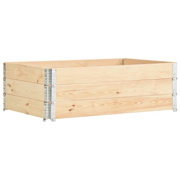 vidaXL Pallekarmer 3 stk 50x150 cm heltre furu