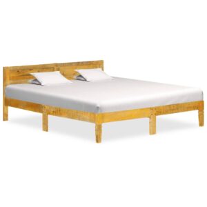 vidaXL Sengeramme heltre mango 140 cm