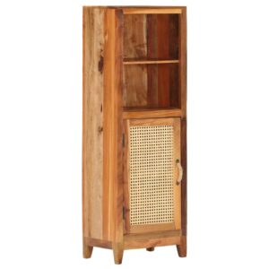 vidaXL Highboard 40x30x122 cm gjenvunnet heltre