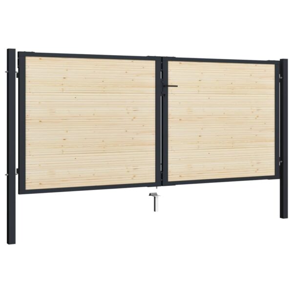 vidaXL Gjerdepanel 32 stk 134 cm heltre gran