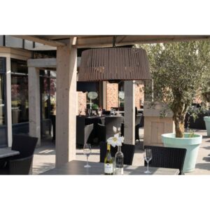 Sunred Hengende terrassevarmer Artix Corda 1800 W halogen brun