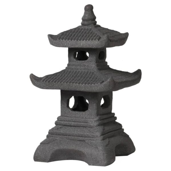 ProGarden Hagefigur Pagoda 30x30x50 cm antrasitt