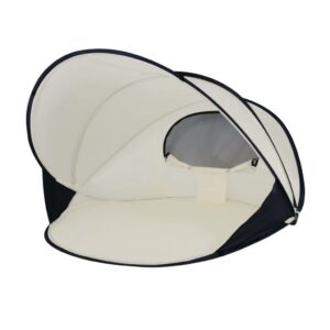 DERYAN Pop-up Luxe Strandtelt XXL 155x133x95 cm kremhvit