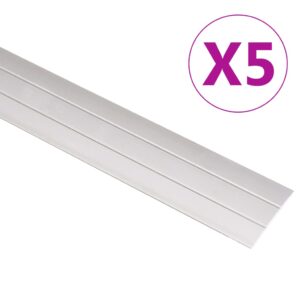 vidaXL Gulvprofiler 5 stk aluminium 90 cm gull