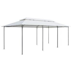 vidaXL Paviljong 600x298x270 cm hvit 180g/m²