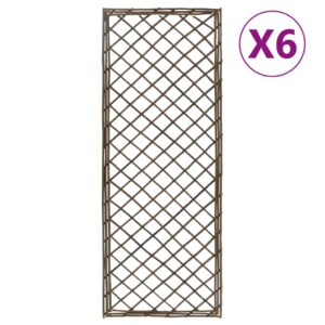 vidaXL Hageespalier 6 stk 30x120 cm selje