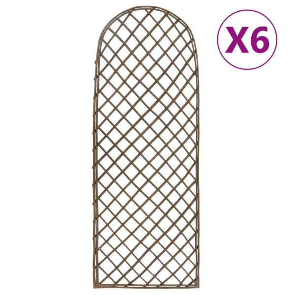 vidaXL Hageespalier 6 stk 30x120 cm selje