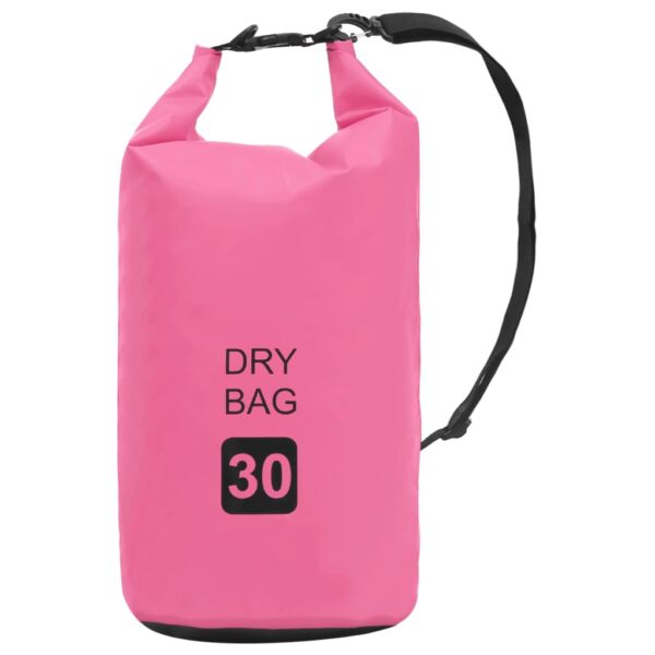 vidaXL Tørrsekk rosa 30 L PVC