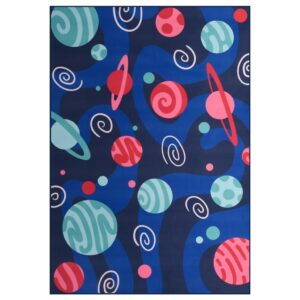 vidaXL Teppe print flerfarget 120x160 cm stoff