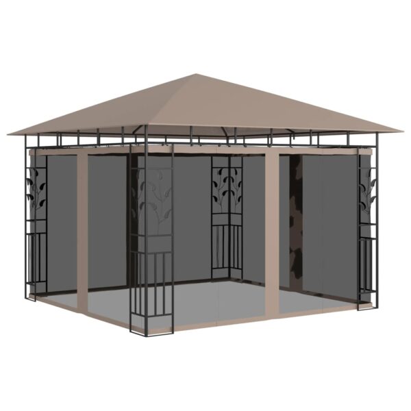 vidaXL Paviljong med myggnett 3x3x2