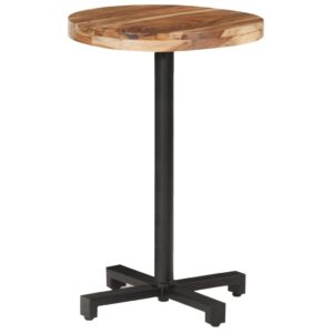 vidaXL Bistrobord rundt Ø50x75 cm heltre akasie